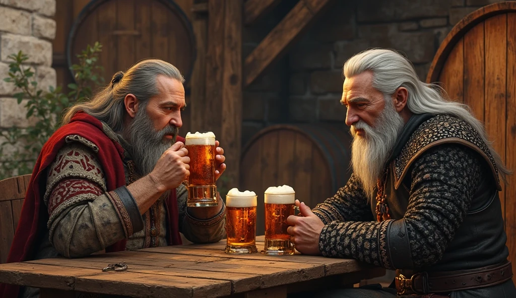 dwarf, beer, tavern, smoke