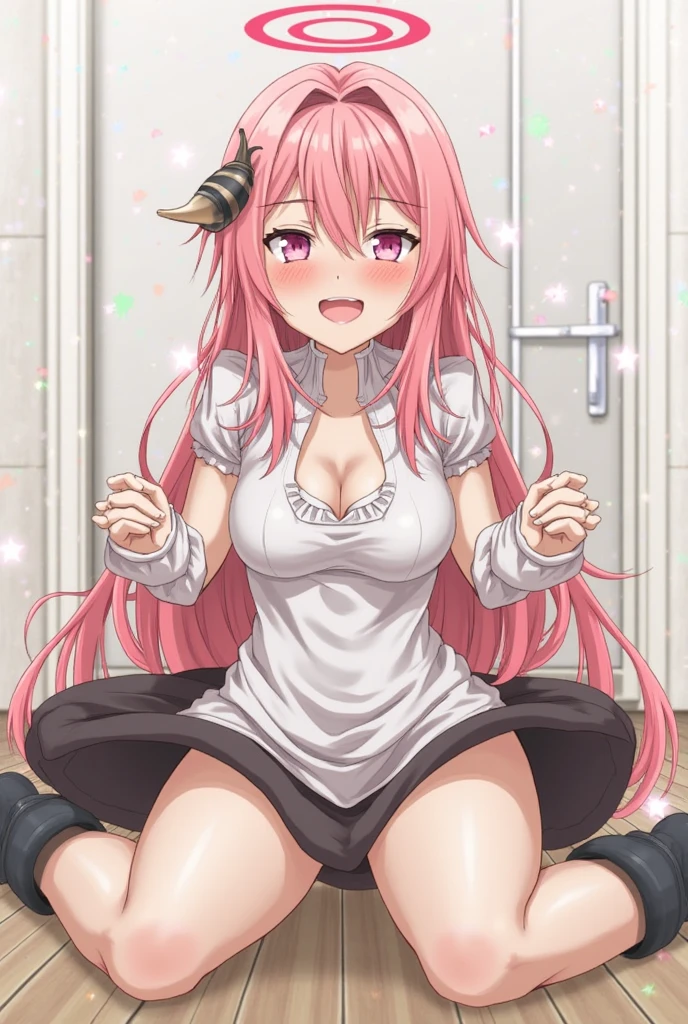 （best quality， masterpiece），full body, 1 girl, solo, mine ,nsfw, details, (Light and shadow oxtail , Cute girl posing on pillow ，steam, pillow humping，(pillow ride), masturbation,  pillow straddling, crotch rub, hump，open mouth , kneeling，（Steaming hot），（pillow), lala deviluke, long hair, (((pink hair))), tail, ahoge, bangs, hair ornament, (green eyes:1.5), far view, peeing