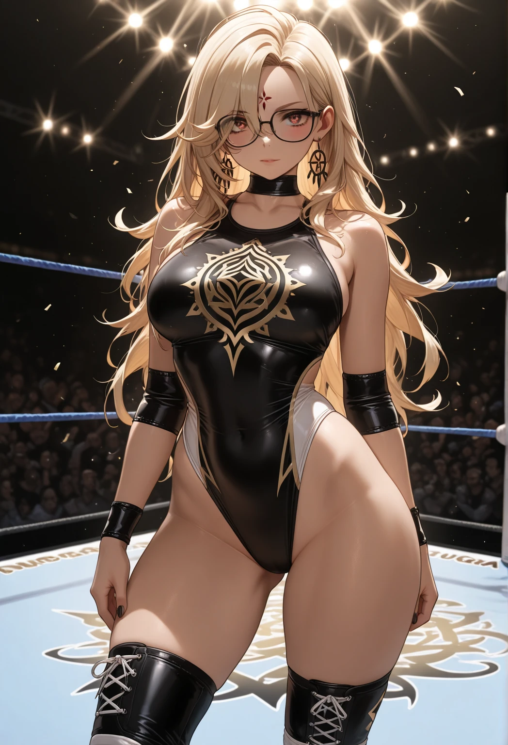 Blonde,Elf,wrestling
