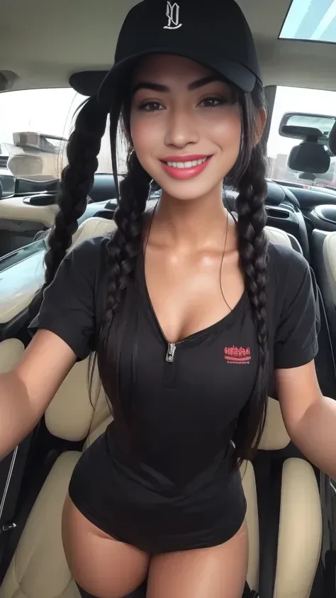 NSFW, Korean female、Golfer、randam angle、Spanning Caddy Bag、Polo shirt wet with sweat、Smaller chest、Perfectly sheer of、Arm Cover、Narrowed eyes、kawaii faces、Rin々Facial expressions、caps、poneyTail、masutepiece、top-quality、14years