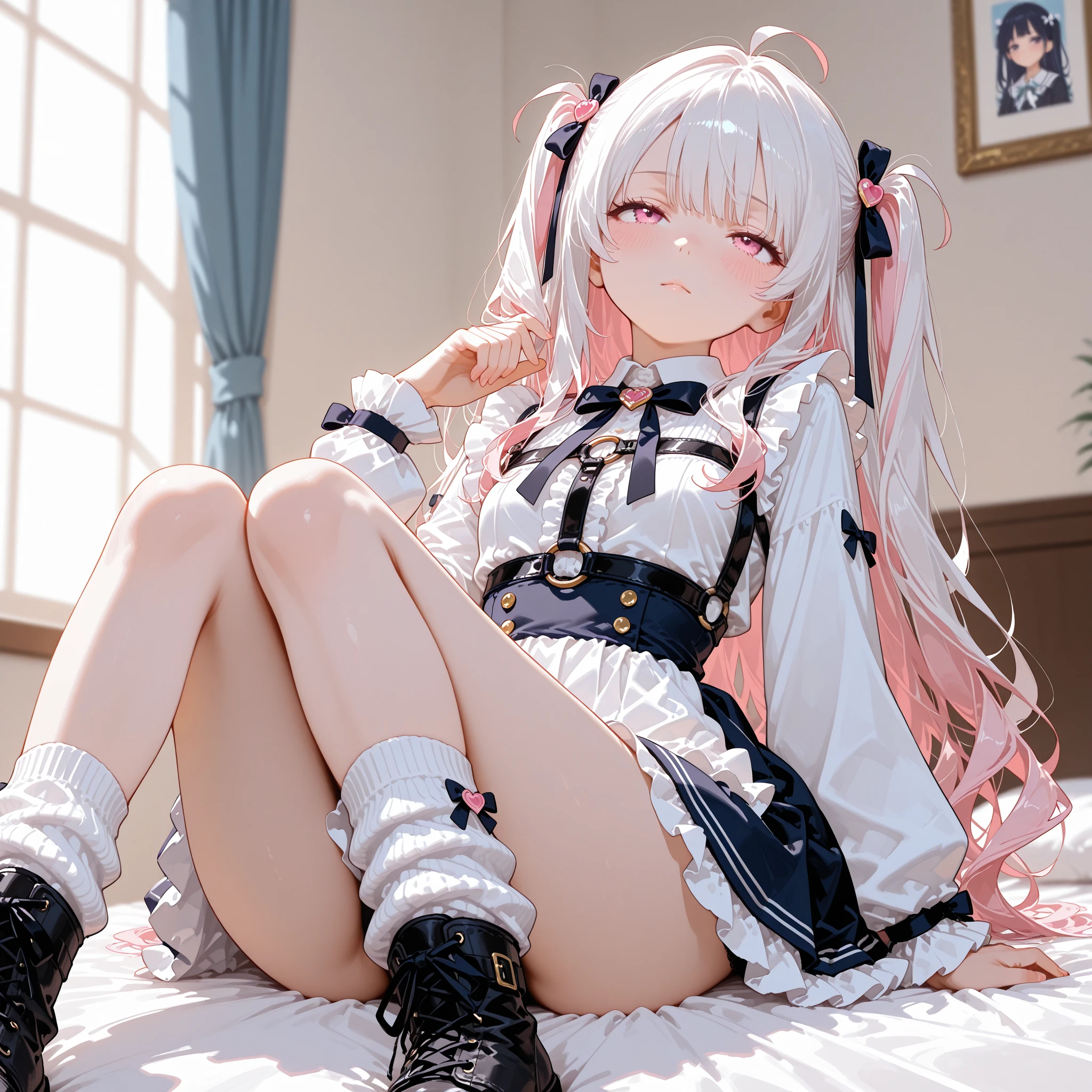 Young loli girl covered with cum