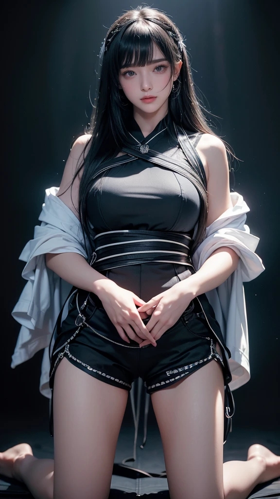 8K, Top Quality, Intricate Details, Ultra Detail, Ultra High Resolution, Masterpiece, close up shot, shot from behind, (looking back), standing, Slender, Smile, , (Makeup: 0.4), (Fluffy Eyes: 1.21), , 1girl, solo, 1 girl, (( full body)), close up shot, ((red eyes, black hair, bangs, long hair)) , ((Tifa,Tifa・lockhart,Final Fantasy 7,FF7,l)), ((tall)), (((fit body))), (((slim face))), sharp face, )), (detailed face), sharp face, small lips, ass up ,walking pose ,
((abaya )), detailed face, detailed breast, , large breast, huge breast, detail ass, Narrow Waist, Skinny, , Muscular, , Pointed Chest, detailed ass, butt cheek , Beautiful girl , Bust Botox, Big, Perfect Body, detail leg, (( dark background)), black background,