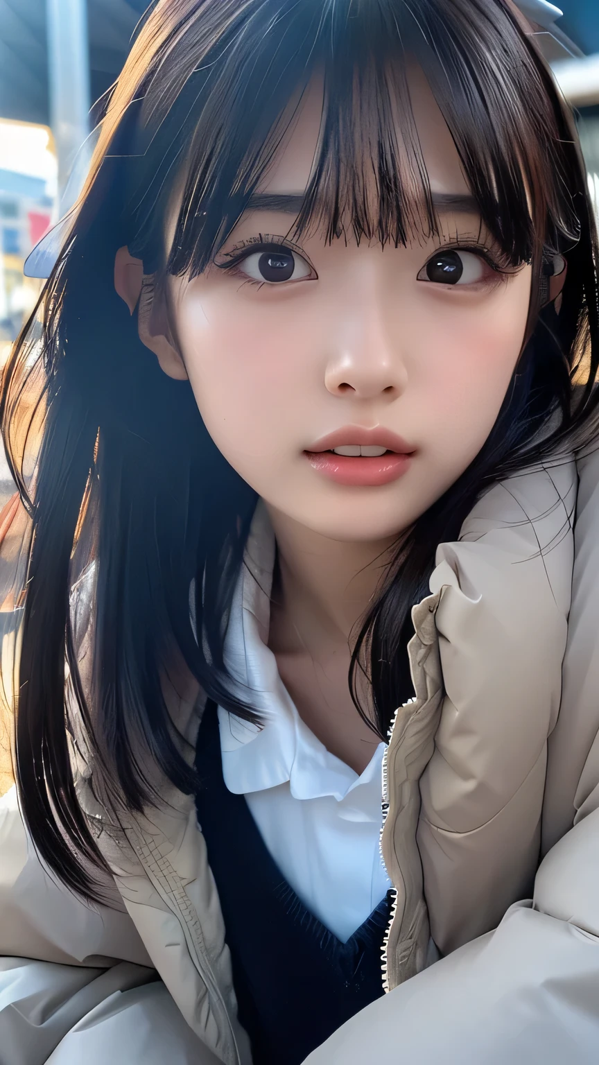 1girl, beautiful girl,Hinata Hyuga,long hair,black hair