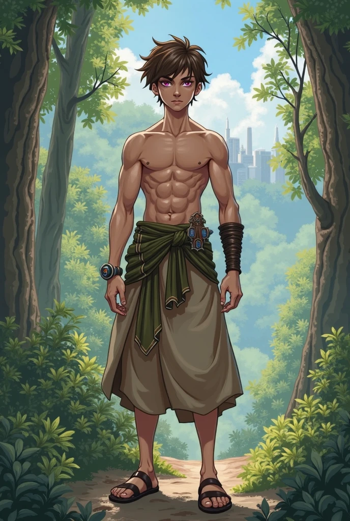 (full body:1.2), 1boy, man, masculine, solo, [:formal costume design,:0.2] druid, (african, dark skin:0.6), tomato hair, (average:1) build, natural sunlight, interior, in a Dim Druid stone circle<lora:EnvyBetterHiresFixXL01:0:hr=1>
