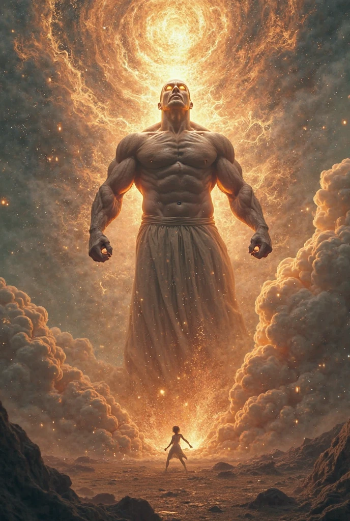 Strong man under the gaze of God