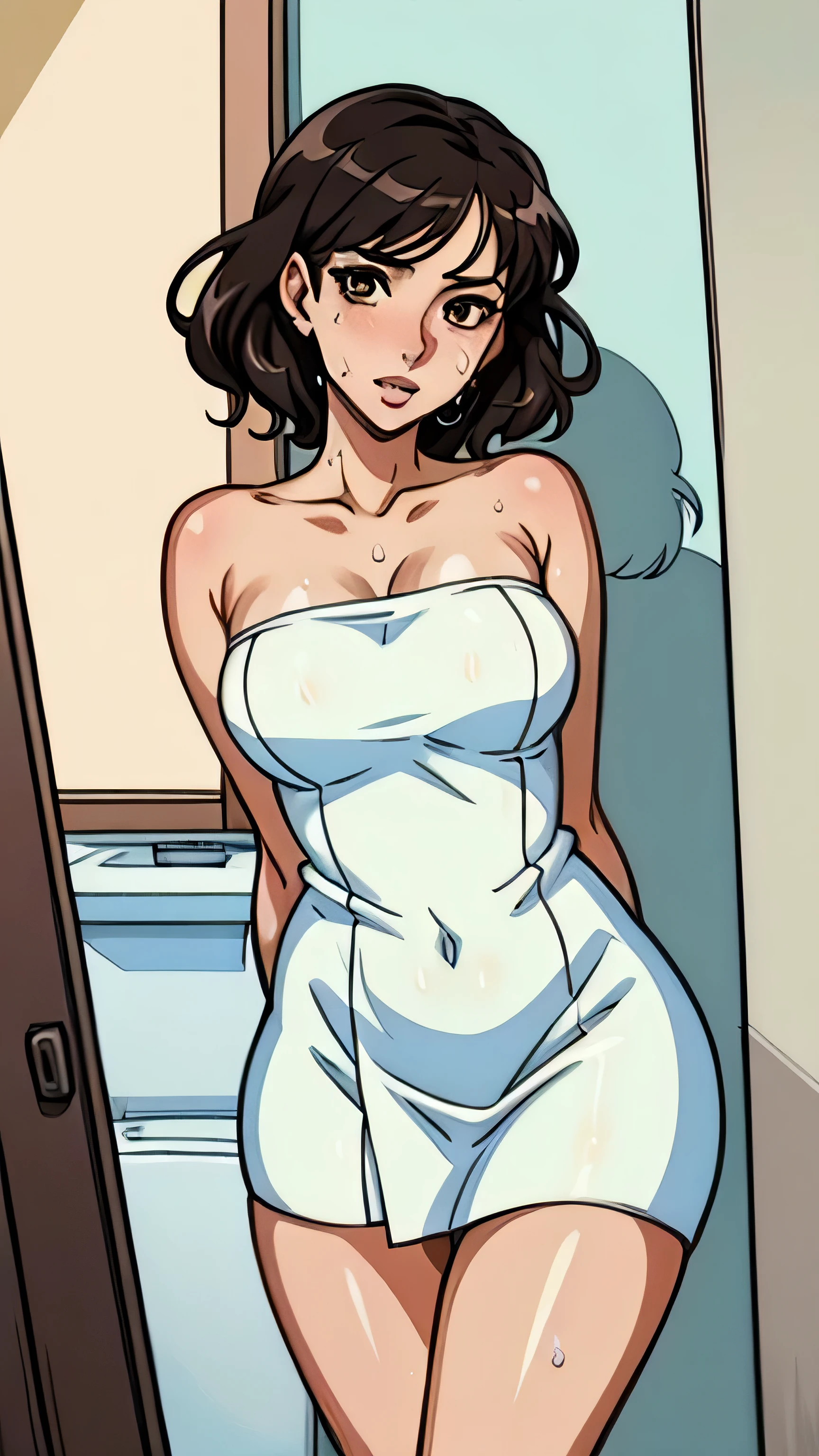 restroom,bathing,maximalism, Prompts can be generated as follows: "(best qualityer,4K,8K,A high resolution,work of art:1.2),ultra detali,(realisitic,fotorrealisitic,fotorrealisitic:1.37,The lines are delicate,well-defined),restroom,bathing,white tiles,Limpe a casa Wallodern,maximalism,A clean and organized space,Bright and clean environment,warm and inviting atmosphere,contemporary design,functional furniture,Minimal distractions,calm and peaceful environment,soft color palette,neutral tones,Simple and elegant style,smooth lines and shapes,Intentional and purposeful arrangement,peaceful,harmonia visual,Meticulous attention to detail,Inspiring and motivating environment,peace of mind,calm and peaceful environment,A harmonious balance between function and aesthetics,Superior finish and quality,Clear and organized space,Great for intellectual activities,There are no distracting or unnecessary elements,Clean and refreshing appearance,Cohesive and visually appealing compositions,The harmony of the subject with its surroundings,serene and inviting environment." Be aware of: 1. Do not include any explanatory content,2. tags and commas","Separate 3. Tags are ranked from highest to lowest importance 4. The tag does not contain quotes"" 5.No characters
