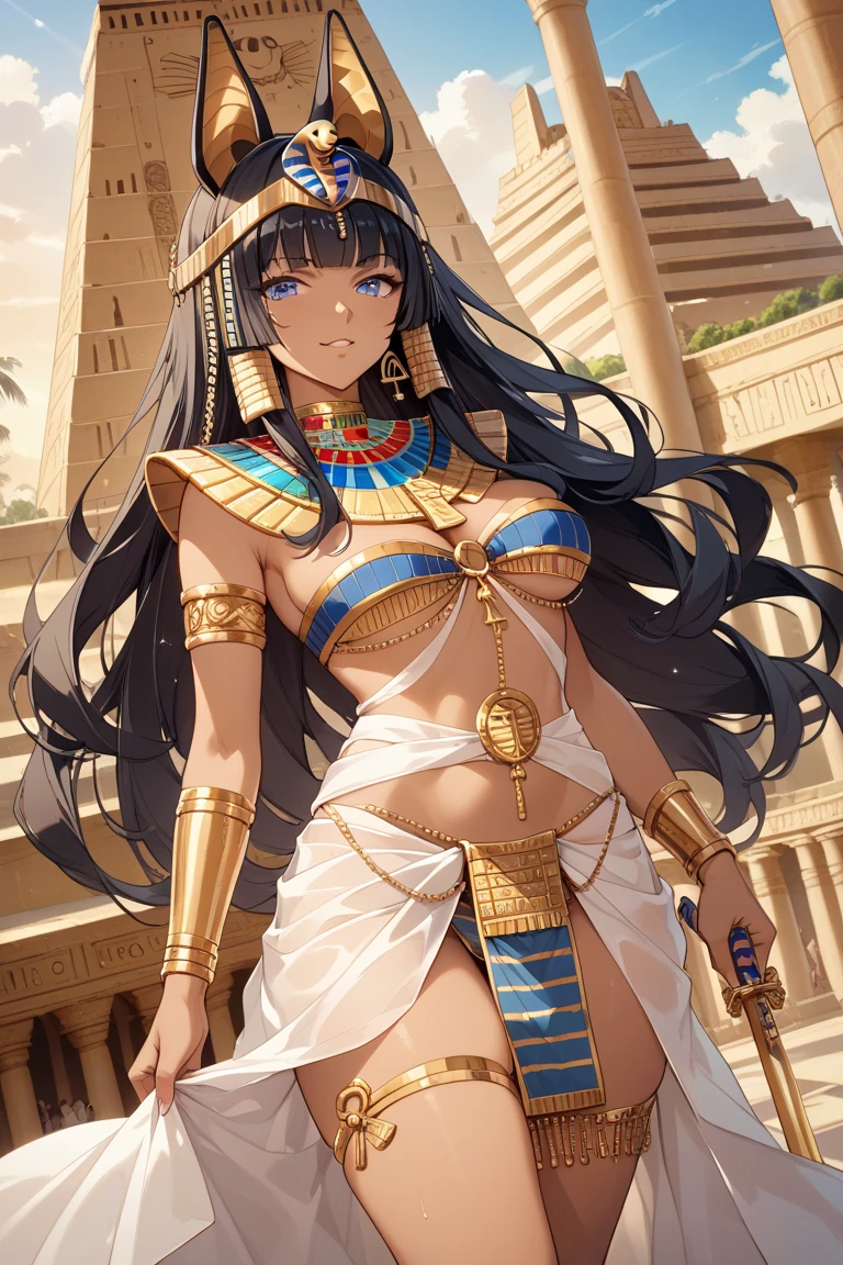best qualityer，tmasterpiece，Ultimate resolution，downy，Extremely colorful，Colorful，Ancient Egyptian mummy beauty，Beauty wrapped in bandages，Bandages，Normal posture