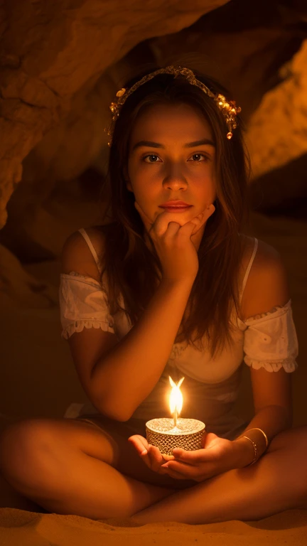 Lua cheia enorme iluminando rosas numa caminho