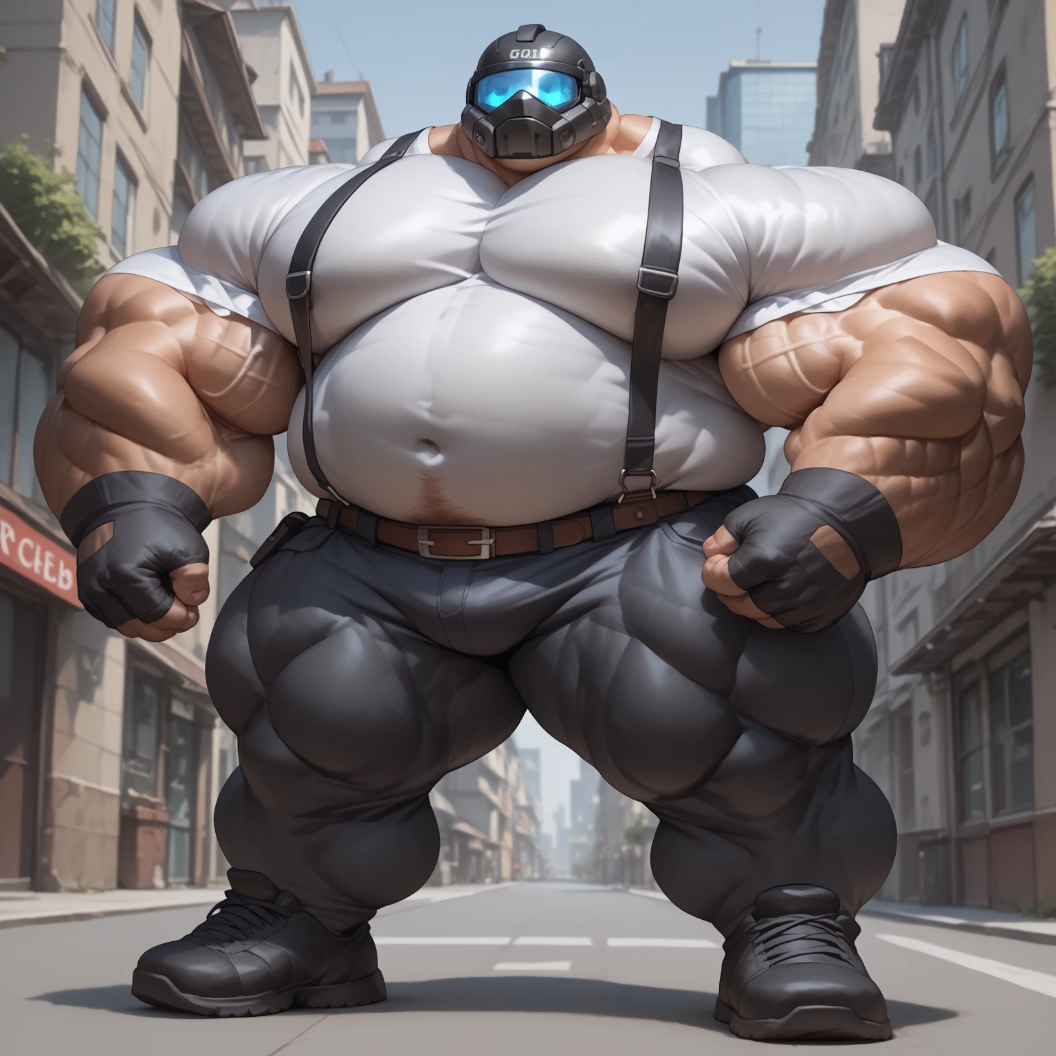 white dragon with buff chubby husky build, giant bulge in boxers,, with collars and straps, dynamic pose, by darkgem