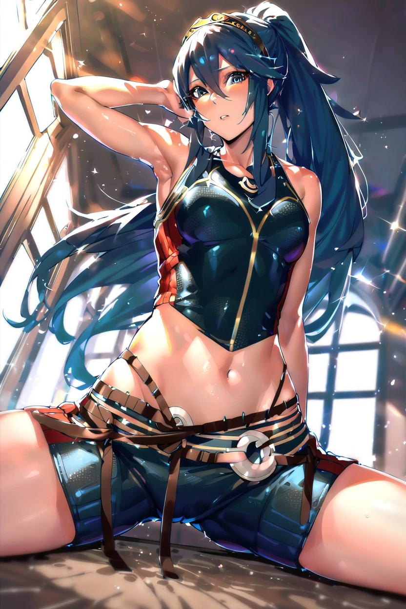 (((((ultra-detailed, disheveled hair, beautiful detailed eyes, beautiful, amazing, detailed eyes, perfect hands, masterpiece, best quality))))), (first_person_view), solo_focus, nsfw, shiny skin, ((pov)), break,                                         
(((1cutemales, adult))), solo, hetero, (((short stature))), Thick thighs, ((medium short layered hair, blue eyes)), orgasm, loves smile, Estrus face, dynamic pose, break,                                                                                     
((print bikini)), ((bulge)), ((puffy nipple bulge, small penis bulge, small testicles bulge, femboy bulge)), (Body line is emphasized), break,　　　　　　　　　　　　　　　　　　 location, indoors, 
