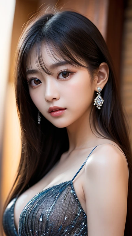 (High resolution photo, bust, 1 girl, 28 years old, woman, facial details, baby fat, waist accessories, smile, showing less teeth, white skin, upper body, off shoulder pirate outfit, model pose, studio lighting)