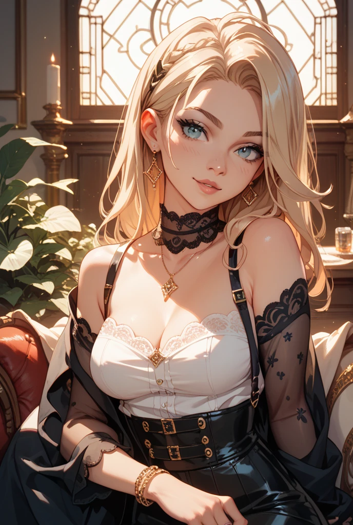melancholy lighting, quiet, calm, brightness, masterpiece, best quality, 1girl, (JinxLol:1.2), (ultra photorealistic:1.3), (masterpiece:1.4), best quality, ((realistic)), high quality, ultra detailed, ((real image)), ((realistic skin)), ((realistic face)),(illustration:1.05), (beautiful:1.05), (beautiful detailed eyes:1.05), (cinematic light:1.1), full body, precise proportions, 18-year-old girl, skinny model lying next to the bed, hair fluttering in the wind,  tulle, long legs, feet slightly open, buttocks, blush, shyness, collarbone, abdominals, double weave, beautiful and delicate face, fair skin, real skin, (face detail), pores, super high resolution, 8k, parameters Best quality, masterpiece, super high resolution, (Realistic 2.0), More details, detailed skin, transparent panties, wide smile, white teeth, full voluminous hair, perfect and well-designed eyes, girlfriend,  beautiful, beautiful, flowers, studio lighting