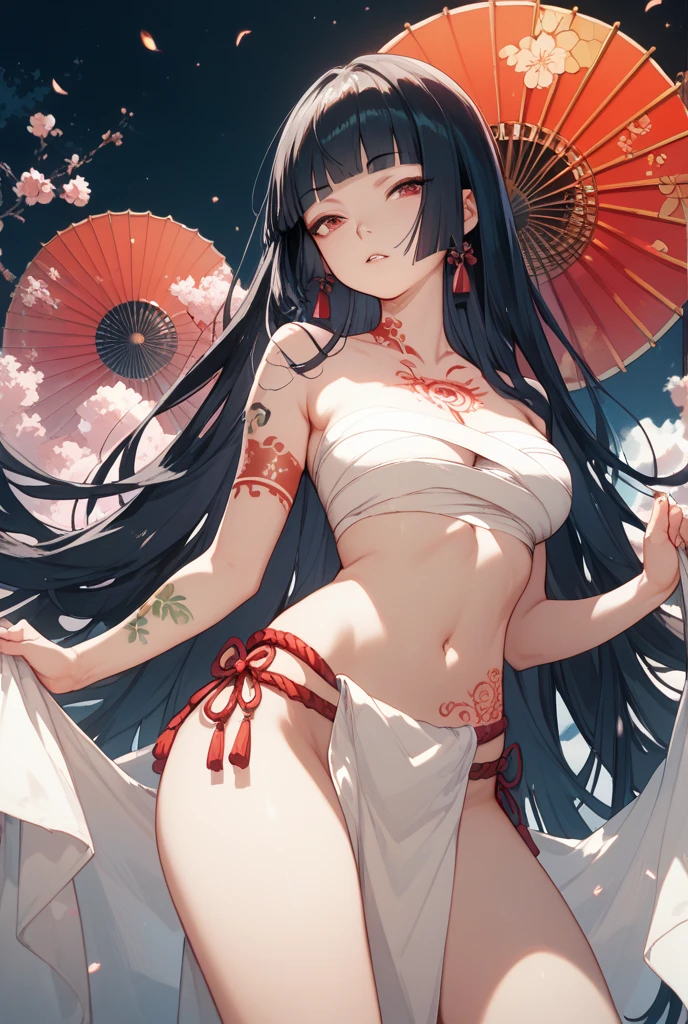 (masterpiece:1.2, best quality), (exquisite eyes: 1.2), ((1girl)), ((solo)), (red eyes:1.4), (exquisite eyes and exquisite face:1.3), ( beautiful and clear background: 1.2), (extremely detailed CG, super detailed, best shadows: 1.1), ((depth of field)), ((watercolor)), (oni: 1.5), (kimono: 1.3), big , Bare Shoulders, Flowers and Petals, Beautiful Concept Art, (White Background: 0.5), (Illustration: 1.1), (Extremely Delicate: 1.1), (Perfect Details: 1.1), Profile, Cowboy Shot,