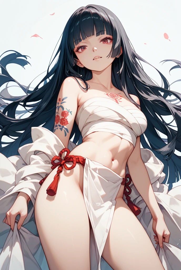 {{{ukiyo-e_style}}},{{flat_style}},{Simple_color},{{{masterpiece}}},{katsushika_Hokusai},length_hair,hair_flower,{{black_hair}},red_eye,red_null,{Chinoiserie},{{{Highest_quality}}},kimono,{{非常To詳細な}},{shape},Maple_leaf_Flight,{{一人of女性}},{{{alone}}},{{of_Very To_delicate_ofd_beautiful}},blofk_stare,close_To_audience,{Wind},{Flight_splash},{Flight_flower弁},Wind,((背中To大きなタトゥー)){Gorgeous ofd rich graphics}((Undressed kimono))((Big Ass))((彼女は背中To大きなタトゥーを入れている))((black thong))