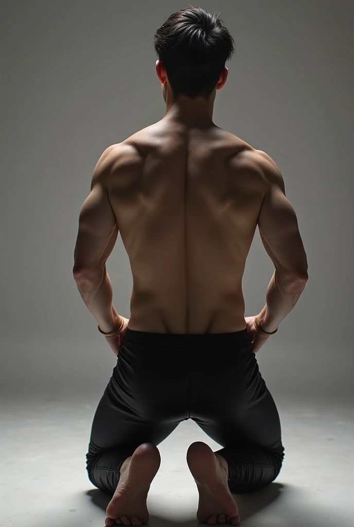 A naked man from behind