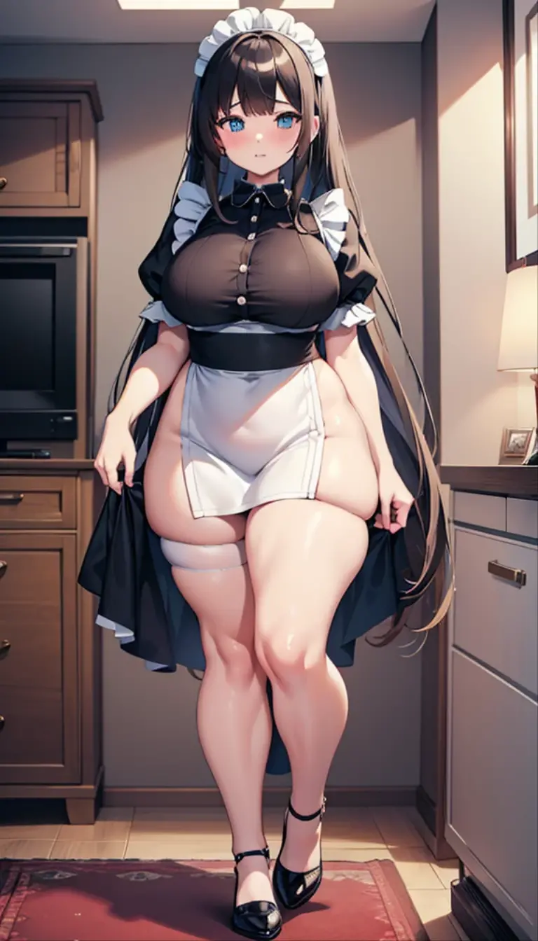 billie eilish with big breast dressed as a sexy maid cleaning the kitchen as a sexy pose with open legs semi naked,with big ass, (photorealistic:1.4),, high resolution, detailed, raw photo, sharp re, by lee jeffries nikon d850 film stock photograph 4 kodak portra 400 camera f1.6 lens rich colors hyper realistic lifelike texture dramatic lighting unrealengine trending on artstation cinestill 800