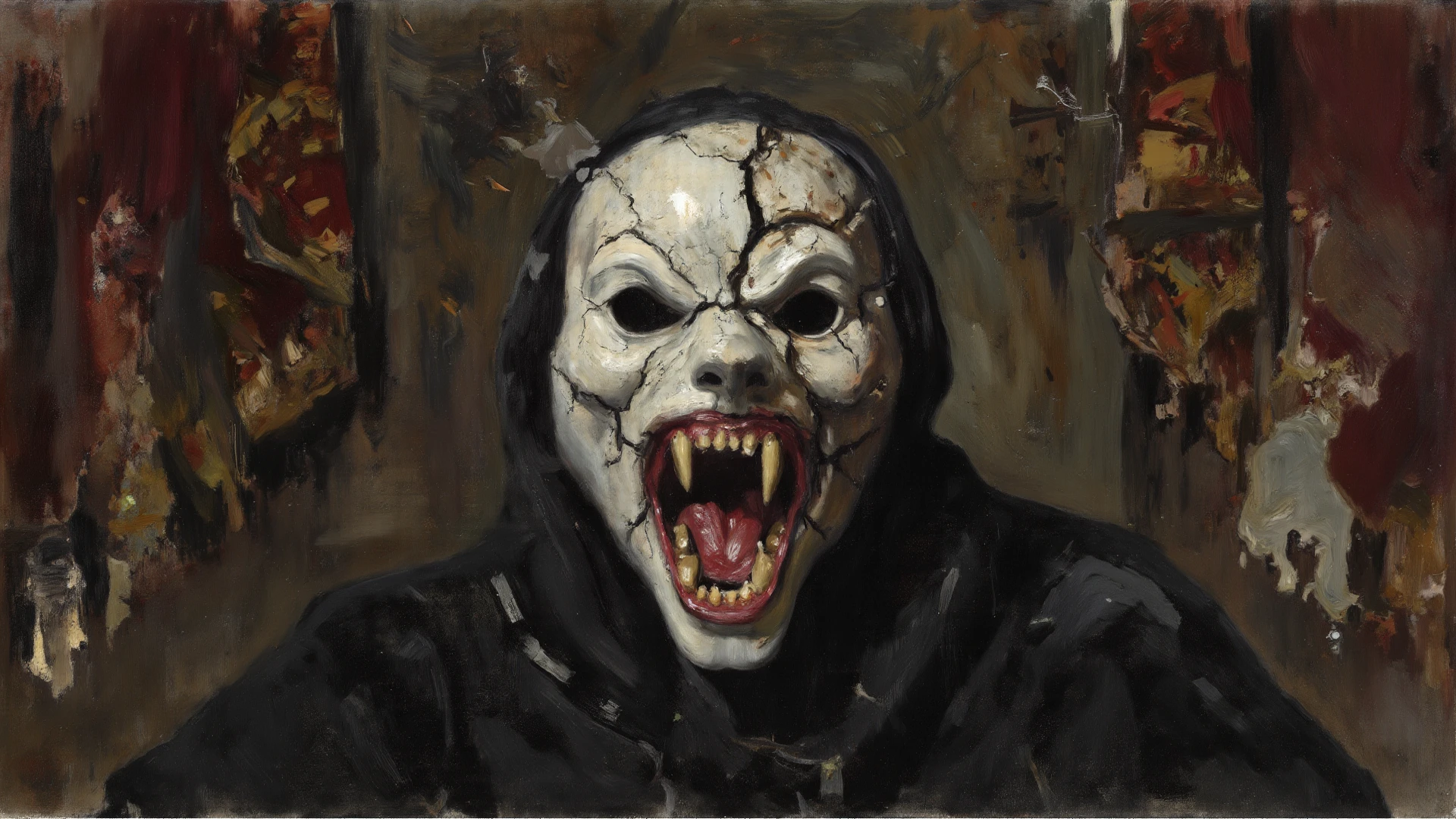 <lora:ChetZarLORA:1>, a scary creature