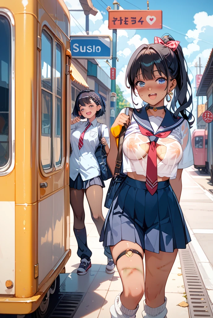 (8K High Resolution),(highest quality),(RAW quality),(Cowboy Shot:1.5),(Realistic, Realistic:1.37),Very detailed,One Girl,(Very detailedな),(Big eyes),(highest quality),(Very detailed ),(masterpiece),(Detailed face),13 years old,1 girl,(Small breasts:1.5),(Skinny girl:1.6),(Baby Face:1.5),(Young Body:1.5),(Oily and shiny skin:1.5),(13 years old中学生:1.5),(Short Woman:1.3),(Tanned Gal:1.5),(Healthy tanned skin:1.5),(Sailor suit:1.3),((Sailor suitの中学生はセクシーにSchool corridorを歩いている:1.6)、((highest quality))、(Very detailed)、(Very detailed CG 統合 8k 壁紙)、Very detailed, High-resolution RAW color photos、Professional photography、Great face and eyes、Slender body、(Amazingly beautiful girl)、(School corridor, Many students are walking down the hallway、A student looks out the window in the classroom:1.3)、(Stylish white satin side tie panties)、(Showing panties:1.4)、Exact number of arms、Exact number of legs、Perfect Anatomy、(Embarrassed look、Surprised expression)、(Sailor suitを開いて胸を見せつける:1.6)、(Expose the nipples:1.6)、(Nearly naked:1.5)、(Young pink nipples:1.3)、(Young and immature breasts:1.3)、