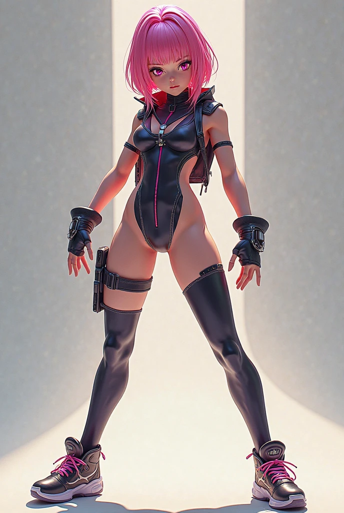 , a sexy girl, dressed revealingly, big breasts, red hair, a braid tied on the right side, red lips, eye shadow, seduction, curvy body, elastic skin, blue eyes, sexy corset, black stockings, orange travel shoes, soft lighting, white background, HD, Disney style, perfect fingers,