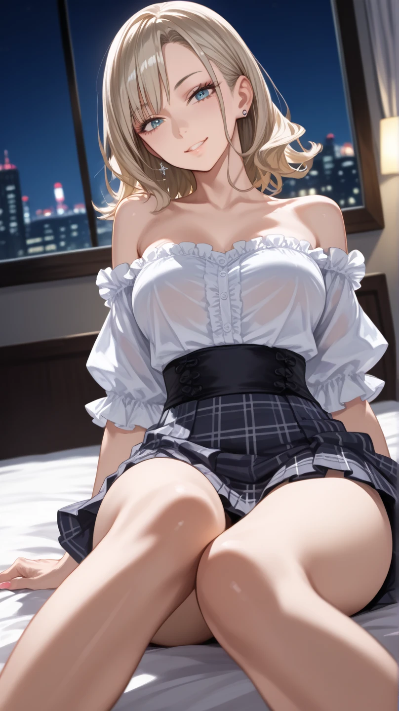 masterpiece, absurdres, best quality, ultra detailed, high Resolution, detailed illustration, bright colour, (extremely beautiful detailed face and eyes, Delicate beautiful face, 1 girl, 18yo, cute face:1.3), (magenta eyes:1.1), sparkling eyes, big eyes, (medium breasts:1.3), (perky breasts:1.1), (pointy breasts:1.1), medium hips, glamorous body, white skin, BREAK, (blonde hair:0.8), messy hair, detailed hair, shiny hair, BREAK (casual dress, see-through, down blouse:1.3), perfect lighting, (ecstasy, vulgarity:1.5), (embarrassed:1.3), (Sweaty:1.1), (cum:1.3), (Super Thick penis in pussy1.3), 1 boy, cave, spread legs,
