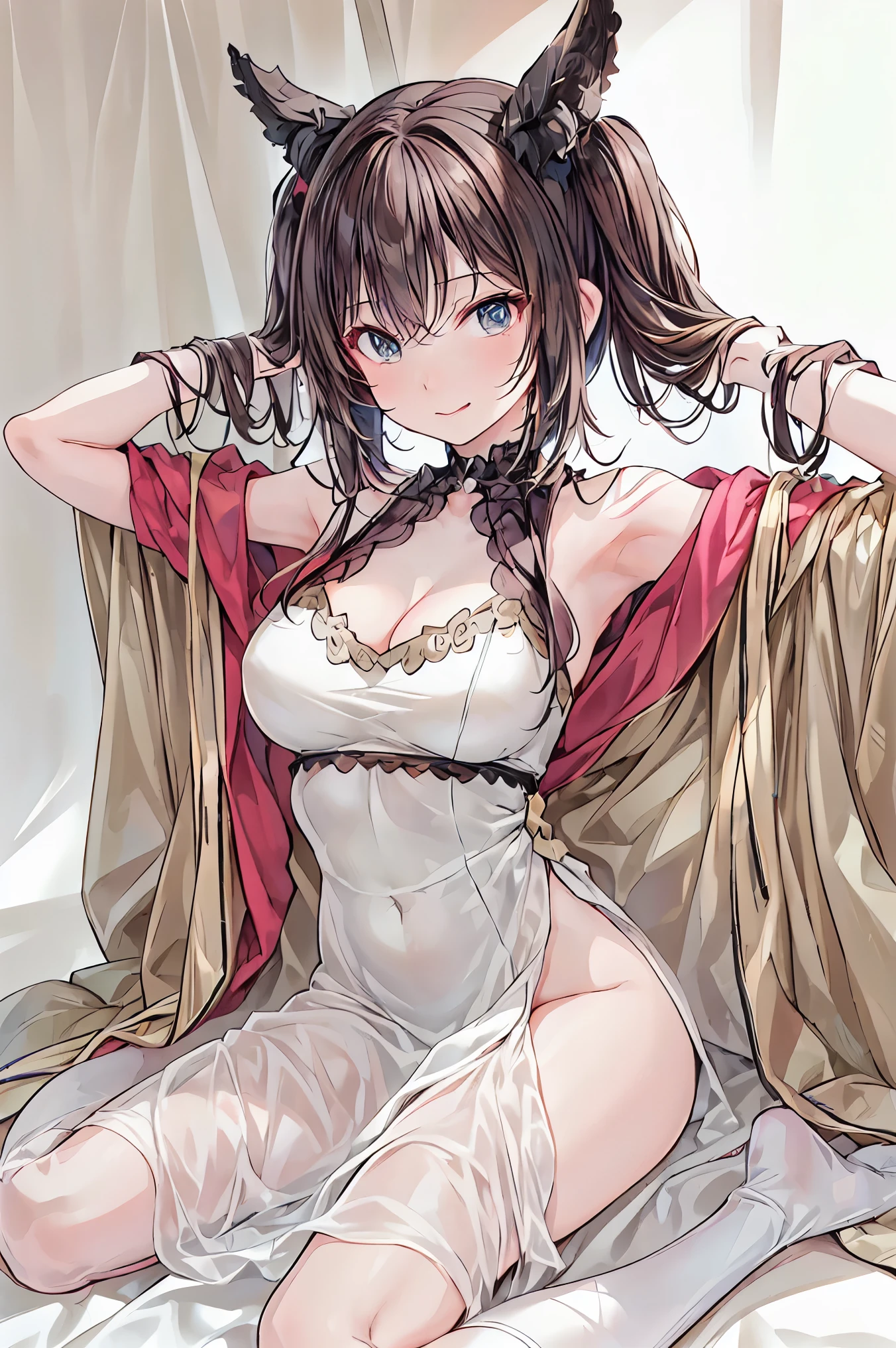 absurdres, RAW photo, extremely delicate and beautiful, masterpiece, Best Quality, ultra high resolution, 32k, hyperrealistic, ultra-detailed, delicate facial features, beautiful detailed woman, tearful mole, earring, medium breasts, full body shot, medium hair, black hair, Dunhuang Apsaras costume, Dunhuang style,