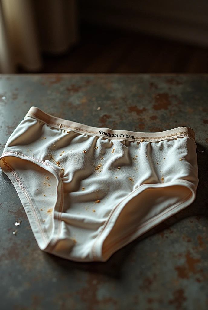 Realistic photo of Timothée Chalamet, young man, naked, very skinny, wearing a diaper, head turned, looking at viewer, crawling on the floor on his hands and knees, view from back