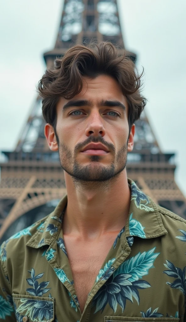 Photo inspiration: Gallery Detail: A Young European Man Standing In Front Of The Eiffel