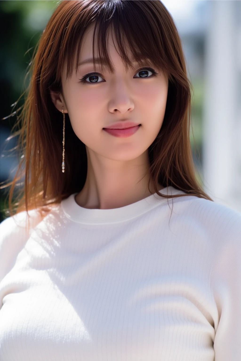 One beautiful model , Instagram (photoRealistic, High resolution:1.4), ((Puffy eyes)), View your audience, , whole body (8k, RAW Photos, Highest quality, masterpiece:1.2), (Realistic, photo-Realistic:1.37),(Sharp focus:1.2), Professional Lighting, Photon Mapping, Radio City, Physically Based Rendering, (Realistic skin:1.2),( ), View your audience, (Medium Hair:1.5),, Purple eyes, (Silver Hair:1.1),bangs, (Park Background:1.4), alone, Realistic,(masterpiece:1.4),(Highest quality:1.4),(Glowing Skin),Stylish girl,Compensate,smile(skinny,Mouth closed,shy :1.3) , shoulder,Full Color:1.1),whole bodyショット,T-Shirts ,jeans,Medium Bust, Photo session,information