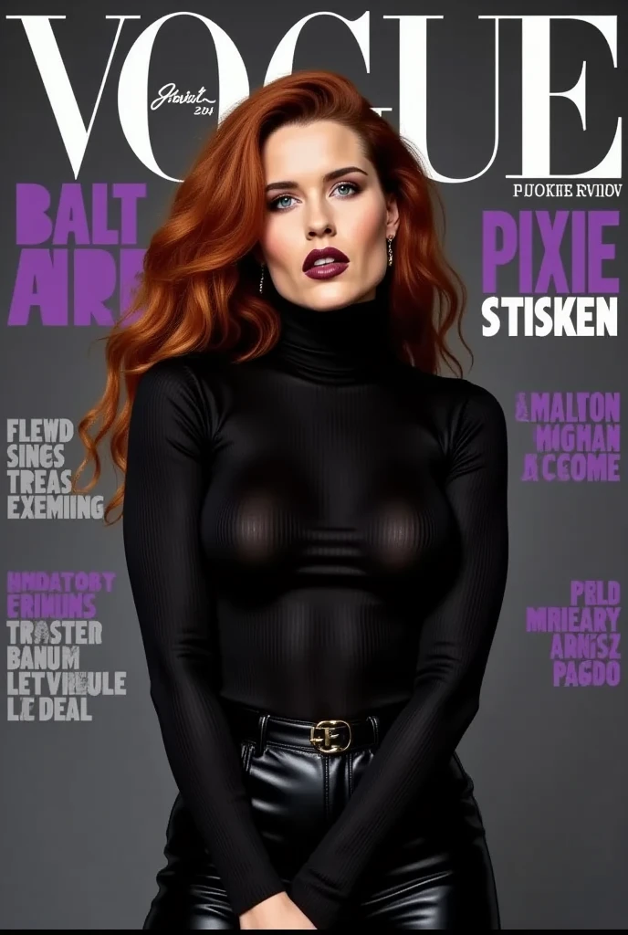 full body portrait photo of Sophie Turner in a sheer sexy red lingerie, (erotic pose, sexy pose, naughty pose, horny:1), (long hair), posing for a picture, ziprealism, for cosmopolitan, realistic skin texture, warm lighting, simple background, magazine cover style,