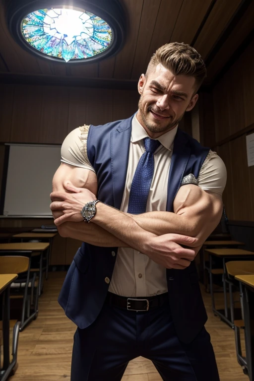 Economic muscular class teacher
Big Economic wording sayung "Asas Ekonomi" and money on the background
Young male teacher with athletics build