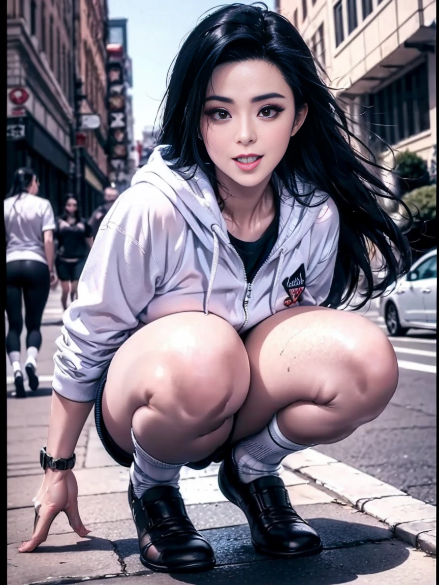 ((1 woman sitting on a hoverbike Orange flying)), wearing Just an Orange winter vest, japanese goddess, cyberpunk 2 0 y. o model girl, wearing sexy high heels orange sandals, gorgeous chinese model, beautiful anime girl squatting, japanese model, oppai cyberpunk, realistic young gravure idol, seductive anime girl, cute girl Just wearing vest winter suit, cyberpunk beautiful girl, beautiful cyberpunk woman model, young  gravure idol, ?????, 8k, RAW, Perfect light, Perfect body, Perfect beauty, dramatic light, orange nails, orange toes nails, hoverbike Orange