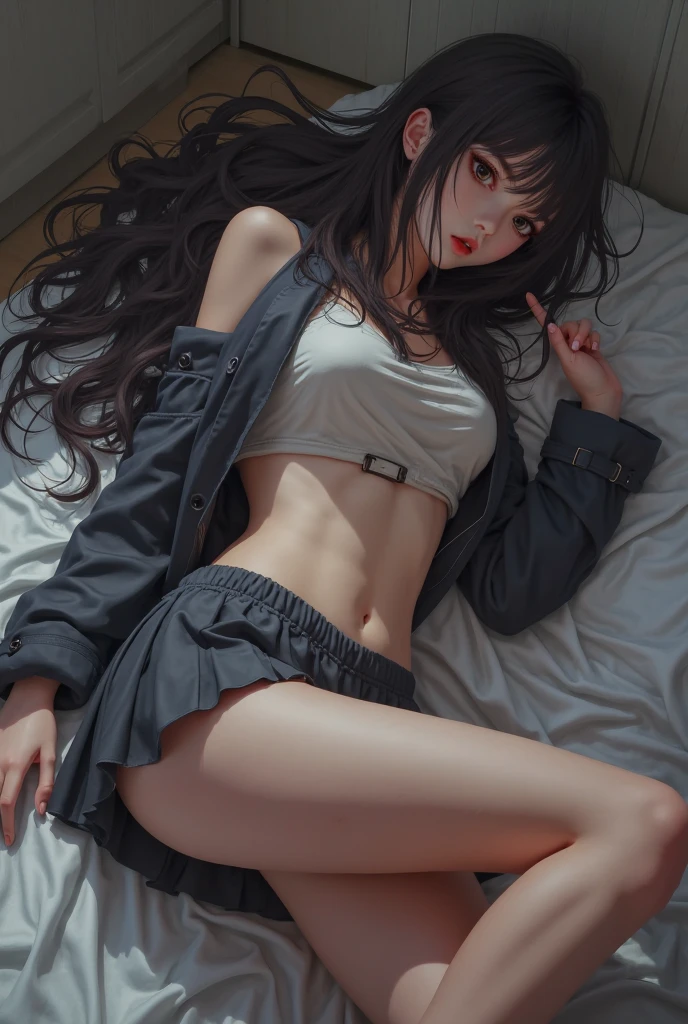 Elf, white skin like china, 20-year-old woman, medieval fantasy world, blurred background, dynamic angle, side-string, ear-piercing, thin white cloth wrapped around body, live action, f/1.8, 85mm, canon, high detail, high resolution, 8k, 16k, no bra, no panty, clothes wrapped in cloth, bathing, legs open