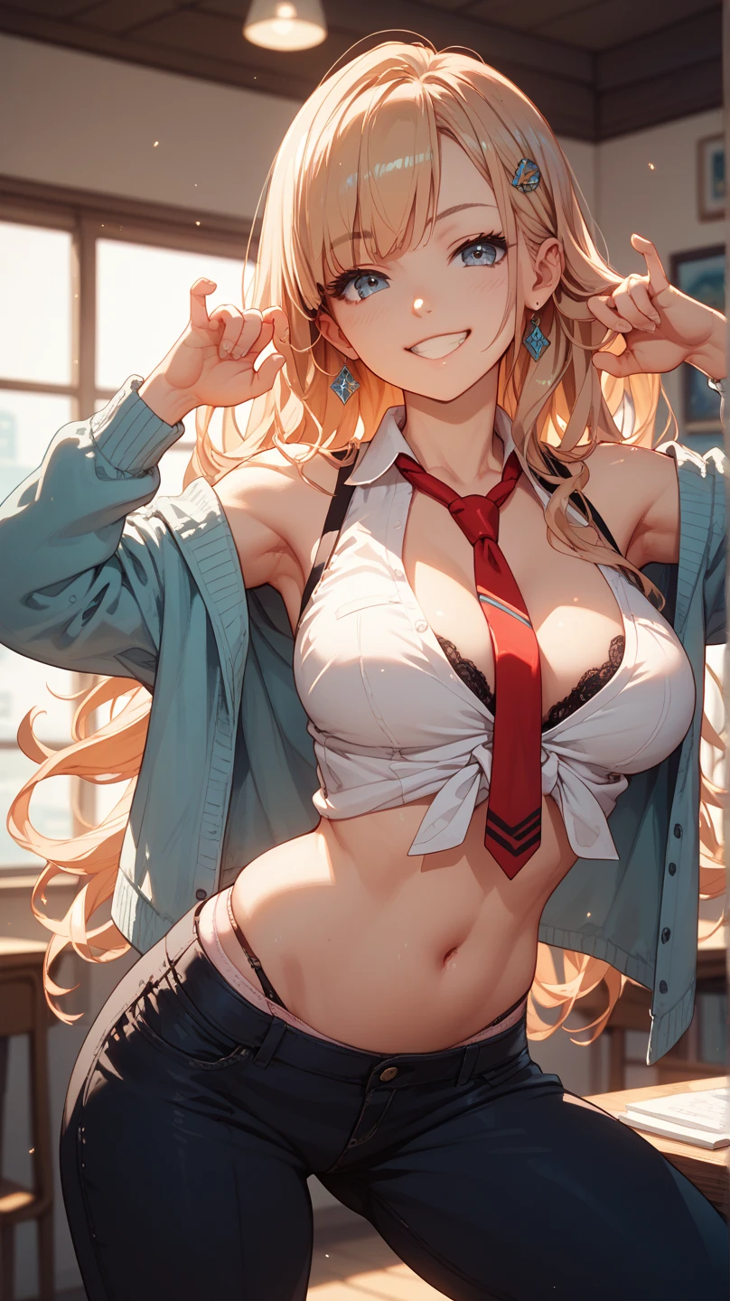 masterpiece, Awards, high quality, High resolution, HD, 4K,8K,high quality,(professional illustration:1.1),look at viewer,(large breasts:1.5),Tight clothe,smile,anime,(loli,petite:1.1),pov,reversal-views,(Uneven breasts,Breast biased by clothe:1.5),(Trisection of the breast:1.3),(fluffy breasts,tender breasts:1.3),Independently deformed breast,puffing out chest,half eyes,open mouth,ecstasy face,