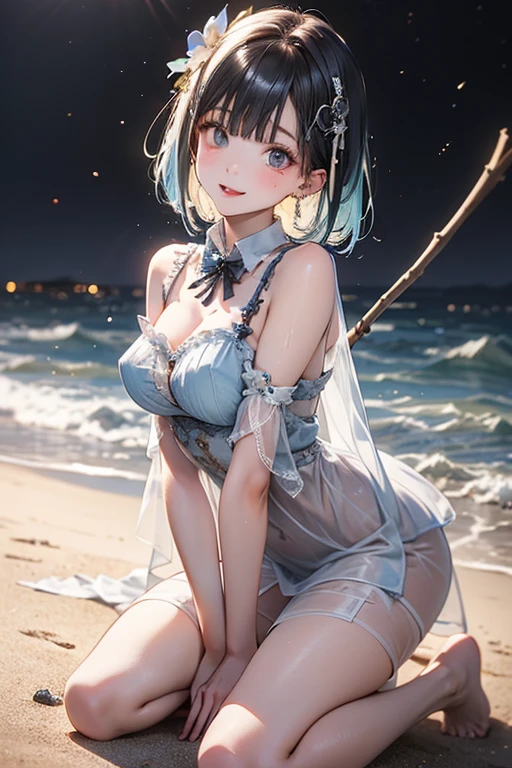 {(japanese young girl)}, white theme , ((unarmored cleavage)), ((unarmored stomach)), ((unarmored upper arms)), ((unarmored face)), (unarmored hands), (unarmored waist), ((unarmored thighs)), (unarmored ankles), japanese girl wear white micro bikini, (pile driver sex position pose:1.5),
multilayer textureperfect proportions, octane rendering, duotone lighting, Low ISO, wide aperture, White balance, Rule of thirds, ultra HD16k, HDR (High Dynamic Range), Ray Tracing, NVIDIA RTX, Super Resolution, Subsurface Scattering, PBR Texturing, Post Processing, Anisotropic Filtering, Depth of Field, Maximum Clarity and Clarity, High efficiency subpixel, subpixel convolution, particles of light, light scattered, Tyndall effect, full body:1.5, camel toe,, cute, (cute:1.2), (bob cut:1.3),三つ編み, 黒髪, 太い眉毛, 薄い色の虹彩, 大きくて輝いている黒い瞳, 長いまつげ, 小さく薄い色の自然な唇, (Average face of Japanese idols), (日本人特有の童顔:1.3), (baby face), 広いおでこ:1.2, ふっくらした頬, 小さな顎, visible side boob, looking up:1.5, looking at viewer,Focus on the eyes,with sleek and menacing design, (完璧な4本の指, 親指1本),