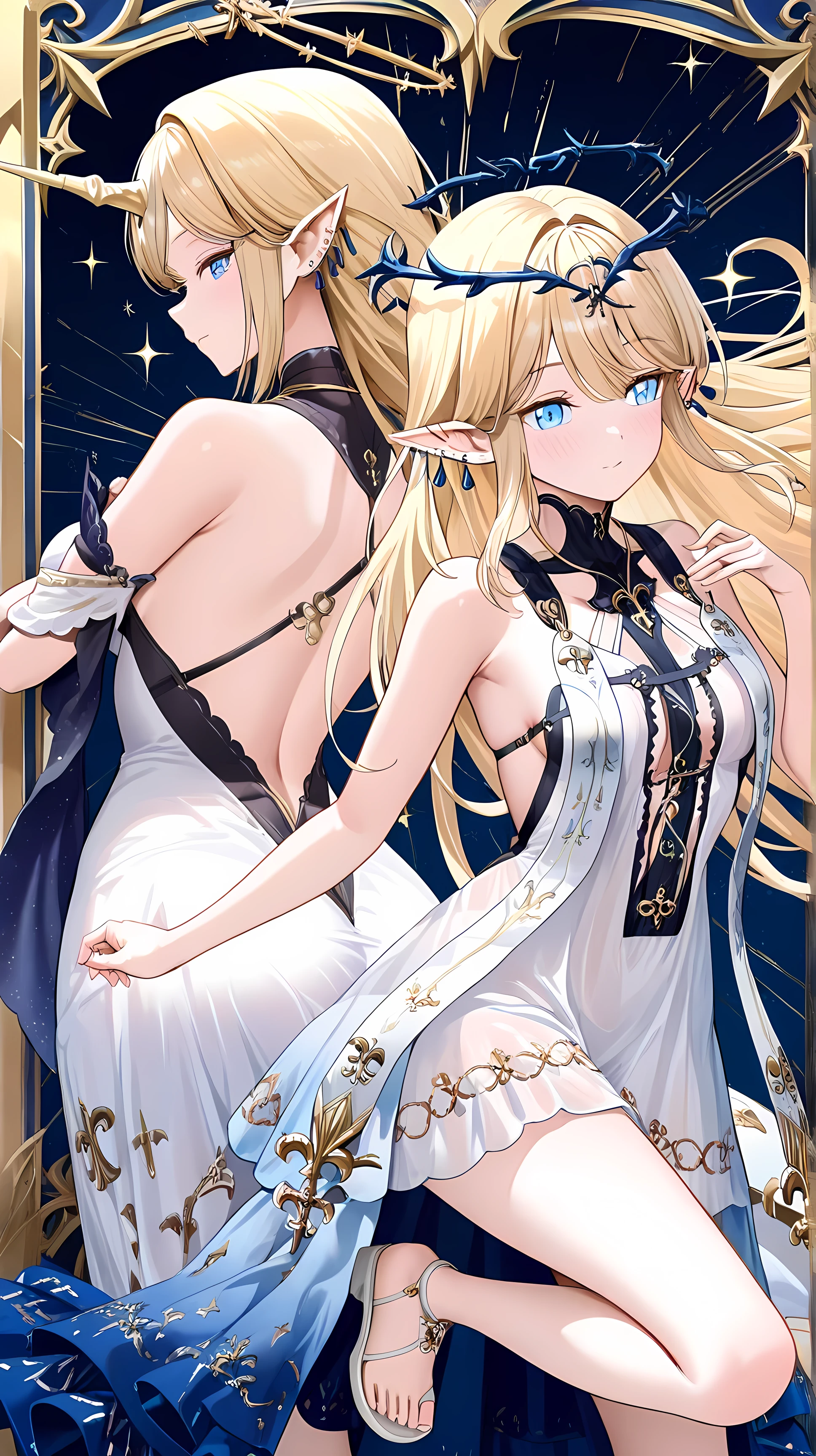 (small breasts:1.2), (perky chest:1.2), (pointed chest:1.2), (Pudding cake magazine cover:1.3),(from below:1.0),(shoot from the side:1.1),masterpiece, 1girl, Amazing Cleavage:1.1, thin waist, optimum,tmasterpiece,hight resolution,best qualtiy,hyper HD,super detailing,awardwinning,a 18yo cute girl,(The upper part of the body),anatomy correct,Beautiful Black miniskirt,garters,Gaze,Small face,bangss,holster,Beautuful Women,hands up,leg holster,Gaze,black boots,Cowboy Shot,cute face,a blond,Longhaire,Twin-tailed,Braids, Hairline,（scarlet eyes）,long eyelasher,Hanging eye corners,White skin of the, ((see through camisole:1.1)), ((Sheer nipples:1.0)),Rocket Tits,(Slim body),smile,seductive weak smiling,(with sparkling eyes and a contagious smile),little open mouth, Looking at Viewer, 