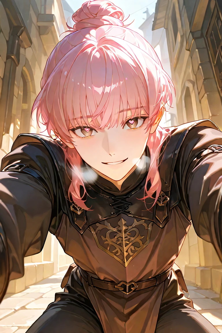 Insanely detailed photograph of a gorgeous vampire man Natsu Dragneel, goth Renaissance, long voluminous pink hair, intricate white  eyes, fantastical, vampire, ethereal, hyperdetailed, 32k resolution, dynamic lighting, hyperdetailed, intricately detailed, trending on Artstation, triadic colors, volumetric lighting, BalenciagaStyle