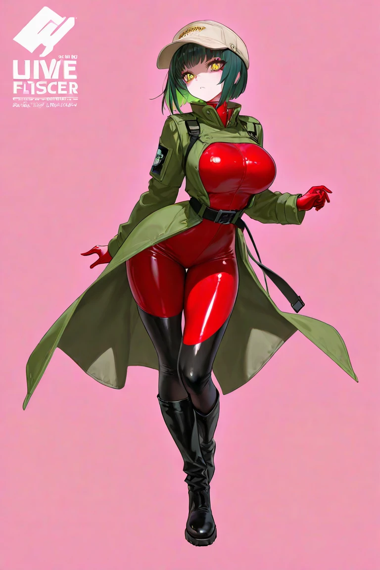 (masterpiece, best quality:1.1), ryouko_(tenchi_muyou!), 1girl, solo, big hair, blue hair, spiked hair, pointy ears, red earrings, puffy sleeves, pelvic curtain, yellow eyes, large breasts, jacket, long sleeves, choker, red gloves, sash, red pantyhose, retro artstyle,, huge breast, bimbo,happy, sharpteeth, victorian cloths,, butler, vest, coat,long skirt, flip flops