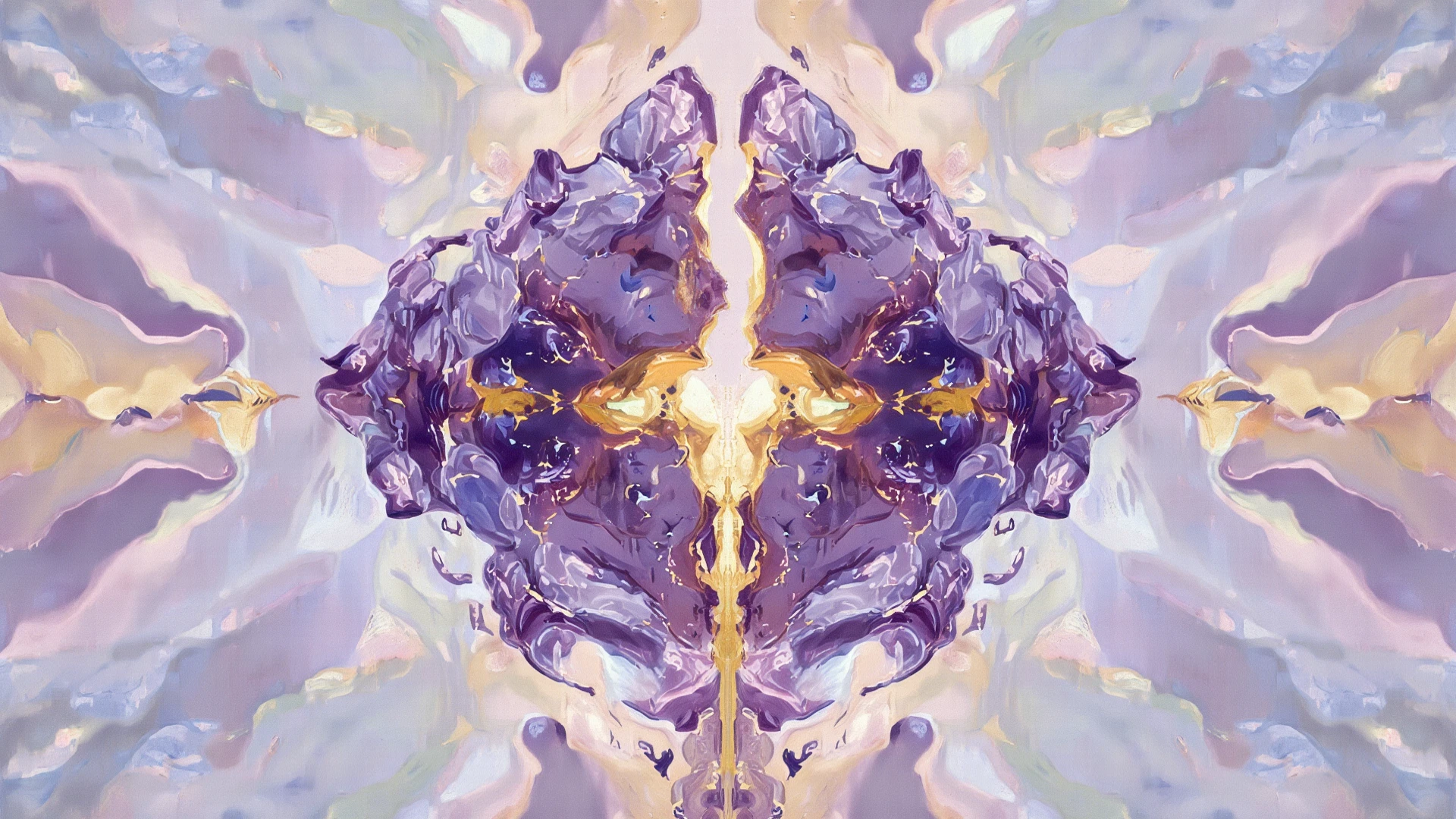 Top quality, masterpiece, ultra high resolution, (watercolor \(medium), Iris Compié: 1.2), surrealism, dreamy, ((abstract art)), fractal art