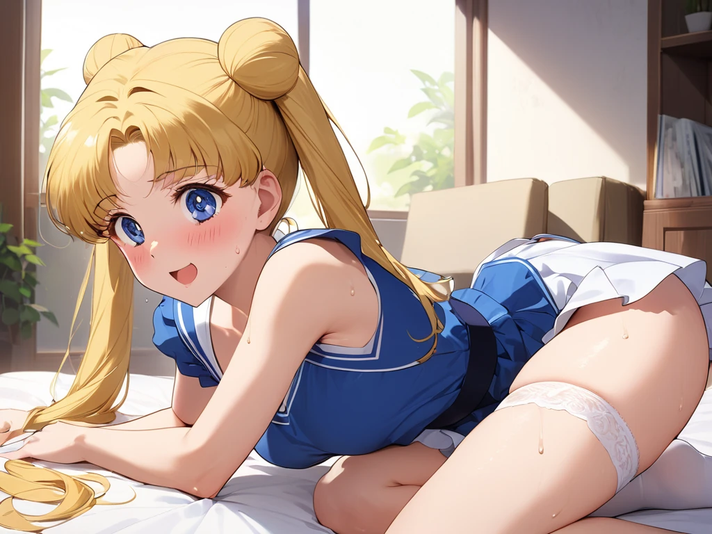 (Absurd, High resolution, formula wallpaper, Poster), (masterpiece, Highest quality:1.2), (figure, Realistic), (Perfect detail, Most detailed, Very detailed), Dramatic Light, beautiful, masterpiece, Highest quality, Very detailed顔, Perfect lighting, One person, Hindea, Sailor Venus, masterpiece, Highest quality, High resolution, Venus 1, One person, alone, Sailor Warrior Uniform, Sailor Venus, aino minako, Blonde, Magical girl, blue eyes, Orange Skirt, Elbow hand pockets, tiara, Pleated skirt, Hair Ribbon, Orange sailor collar, mini skirt, choker, Red Bow, orange choker, White gloves, Very long hair, jewelry, Earrings, View your viewers, break (masterpiece:1.2), Highest quality, High resolution, unity 8k wallpaper, (figure:0.8), (beautiful細部までこだわった目:1.6), Very detailed顔, Perfect lighting, Very detailedCG, (Perfect hands, Perfect Anatomy),In the pool, Swimwear, Very big ass, Big Ass, Big Butt, ((back shot:1.3)), On all fours, ((Focus on the butt:1.3)), naked, Big Breasts, spread legs, spread pussy, nsfw,(ecstasy:1.3), (pussy juice:1.3), (Sweat:1.3),