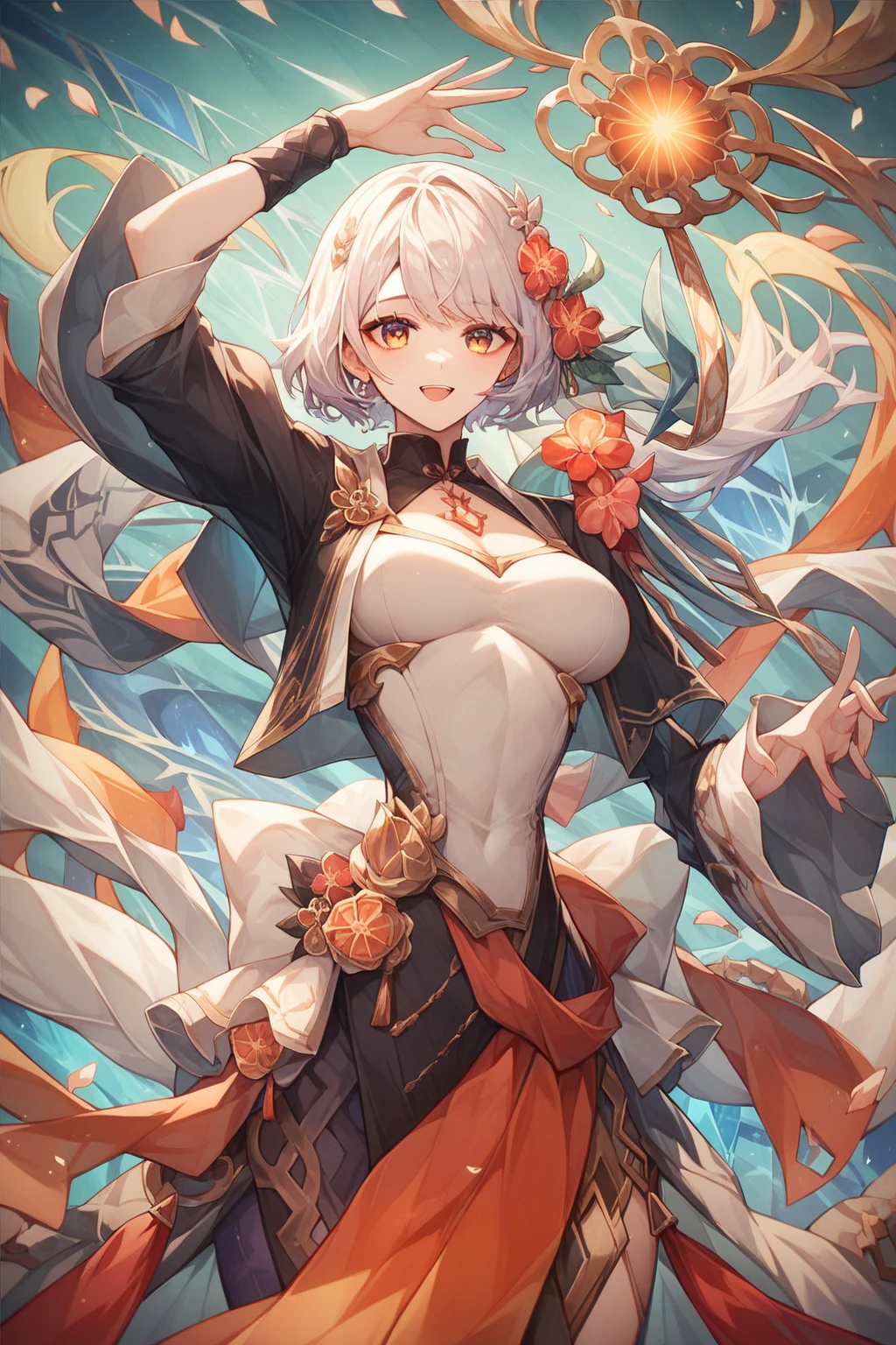 1个Giant Breast Girl, (ulzzang-6500:0.7), K-pop idol, YaeMiko, separated sleeves, of shoulders, with pink hair, long whitr hair, Japanese clothes, Best quality at best, (painting of a:1.5), (hair adornments:1.35), jewely, a purple eye, 耳Nipple Ring, , torii, SakuraNS, lantern light, depth of fields, 详细的脸, Face focus, ribbonanicured, (looking at viewert:1.25), Non-traditional witches, Glossy glossy skin, longer sleeves, ssmile, Thick lips, GameCG, hands on lips, east asian architecture, (vague background:1.2), sitted, The upper part of the body,
信息