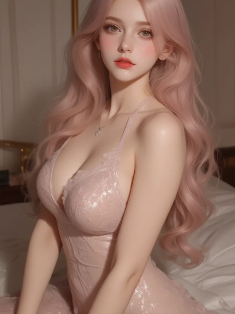 Very beautiful for Scarlett Johnson, (巨作:1.3), (8k, Realistic Photos, RAW photo, Best Quality:1.4), sharp focus:1.2, Beautiful woman with a perfect body:1.4, Slim belly:1.2, ((Multi-layered haircut)), (((massive breasts :1.6))), (((Naked Ass))),(Shaved pubic hair), (Wearing a white transparent micro bikini,), Highly detailed face and skin texture, detailled eyes, realistic eyes, Beautiful Detailed Eyes, (realistic skin), catchy, very high resolution, extremely realistic, A highly detailed, golden ratio, (Embossed face:1.2), looking at the scenes, smile, full-body shot, (no bra), (((()))), (((Sitting on the knee-bent leg))), (beautiful blue eyes, Gorgeous pale pink curly hair, white-skinned, Slim belly, Perfect slim figure), (The crotch has a wet), ((It's wet)), ((Kneeling in the store and customer service)), ((From a high-angle shot)), (Tongue out and mouth opening:1.2), (The eyes looked up.:1.3), (Her face and breasts are wet),
