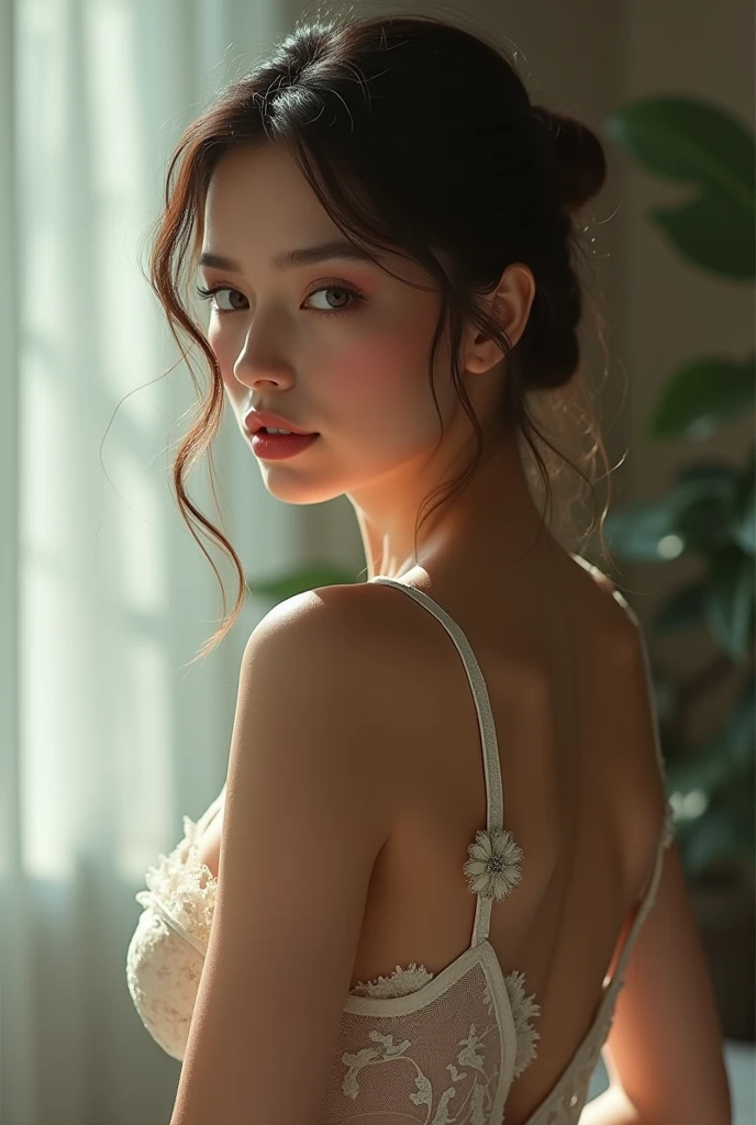 Pretty  girl with little clothing
