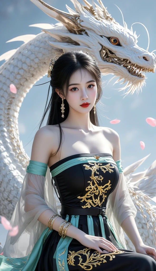 (very heavy chest)、highest quality、masterpiece、ultra high resolution、(ice dragon armor)、(((Metal製))),(((big breasts)))、(((Pink micro bikini with exposed details))),(she wears a beautiful crown made of precious stones.),(Photoreal:1.4)、RAW photo、1 girl、(((random hair))、(((color々take a pose)))、glowing skin、(((ice ice chinese dragon)))、intricate and gorgeous hair ornaments、(Looks like a gorgeous jewelry necklace)、(someone who looks at you calmly, Eyes like a goddess.)happiness:1.2).((beautiful sea background))、cliff、(ruins background)、((Ultra realistic details))、portrait、global illumination、(sexy pose)、Shadow、octane rendering、16k、big breasts、Raw skin exposed in the cleavage、Metal、intricate decorative details、Japan details、very intricate details、realistic light、CG Society Trenlow Eyes、Eyes shining towards the camera、(veil)、(((heavy big))),Shining eyes shine、armpit、24k,