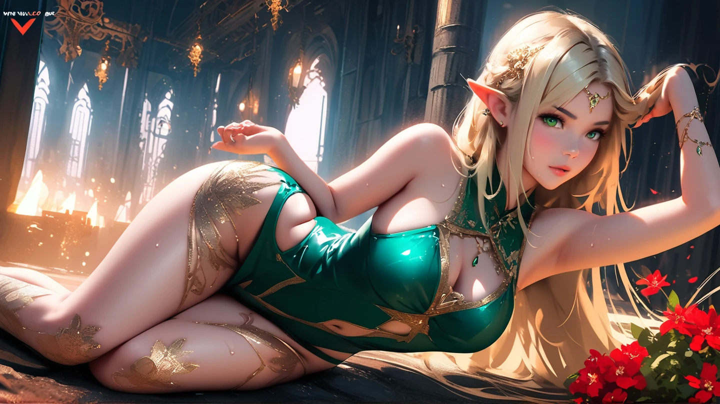 elf girl sleeping in the kingdom room