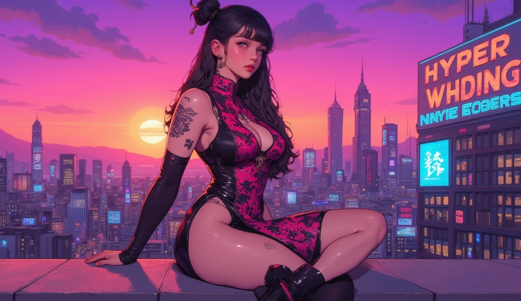 (((city))),(((rooftop)))