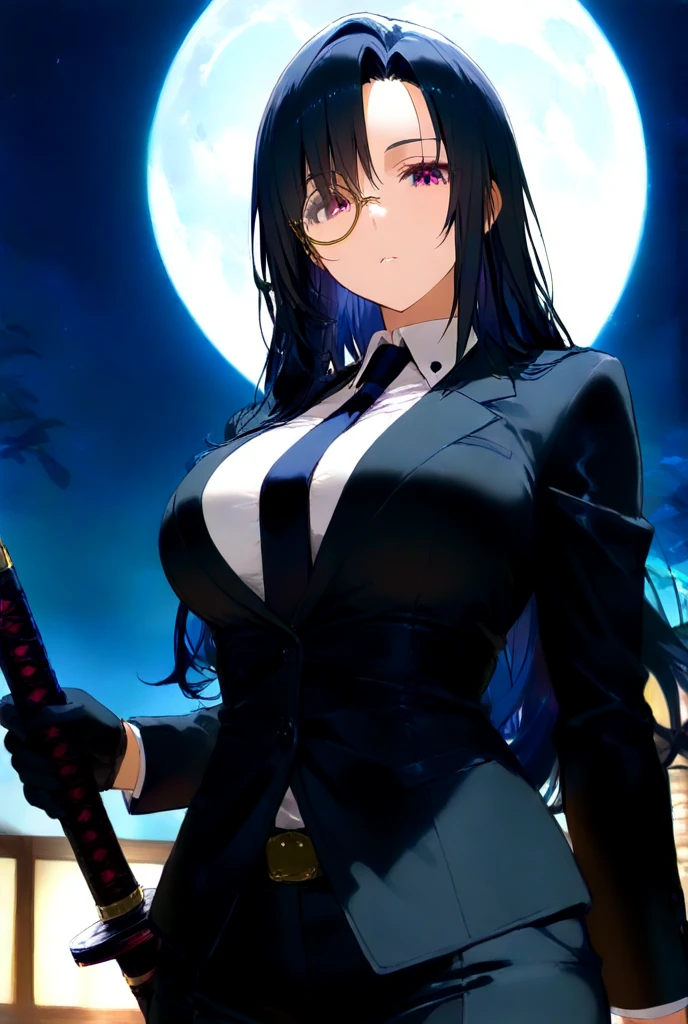 (beste-Qualit), (tmasterpiece), (Gloomy color scheme:1.5), ((Close-up of a girl in a school uniform with a short skirt)), 1girl in a short plaid skirt, androgynous vampire, junji ito 4 k, with long dark hair, ito junji art, style of junji ito, Dark Costume, portrait of sadako of the ring, Gentle androgynous princess , Beautiful androgynous princess , with her long black hair, girl in suit, stocklings, (big yellow eyes:1.3), fangs, detailing, (generous cleavage), Burst breasts, extra high resolution, 8K, (The blood on her lips runs down her neck), (Lovely Medium Breasts), perfect anatomy, (Gloomy color scheme:1.5), (shapely body), Microthongs, Beautiful slender legs, sexypose, (Hands Behind Your Back:1.2), (Looking down), (The gaze is directed downwards), (Night Sky Background: Red Moon)