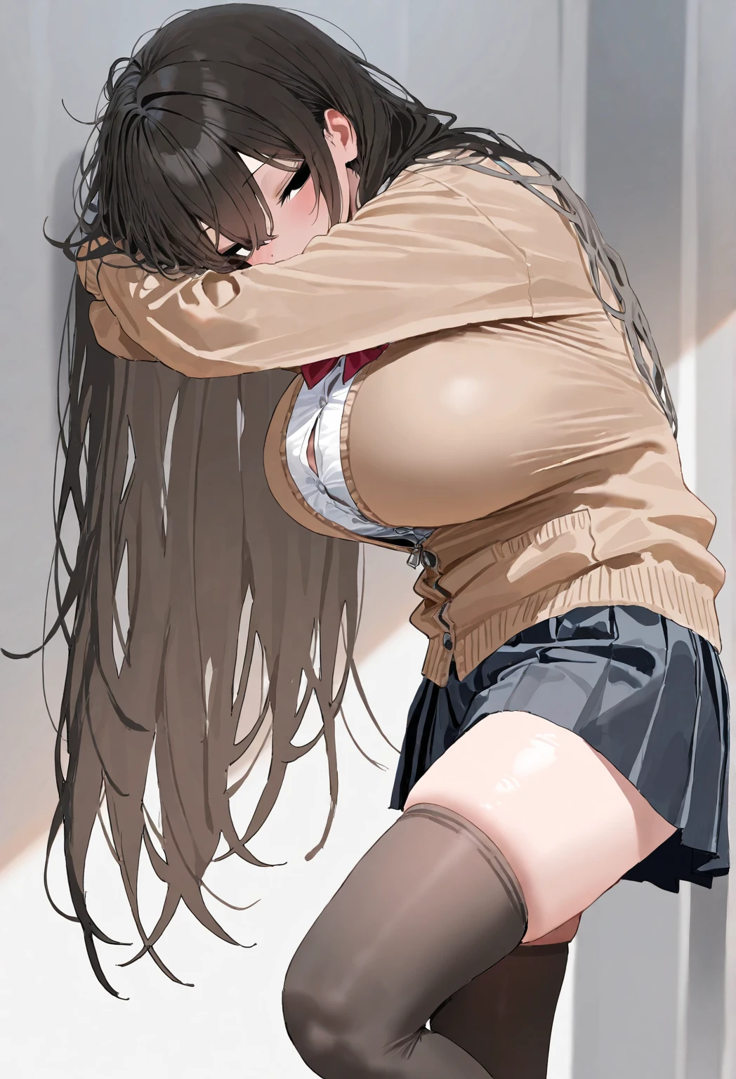 (((((Best Quality, 8K, 32K, masterpiece, 1.2)))),{{solo}},((nsfw:1.5)),{{{Character reference: Nikke's Diesel:1.5}}},((perfect beautiful face:1.2)), having sex at multiple position, inserted invisible penis into pussy,((vaginal hole:1.3)), leaking pussy juice from, high quality of vagina, vivid pussy ,((a lot of public hairs:1.3)), embarrassed, fully blush,