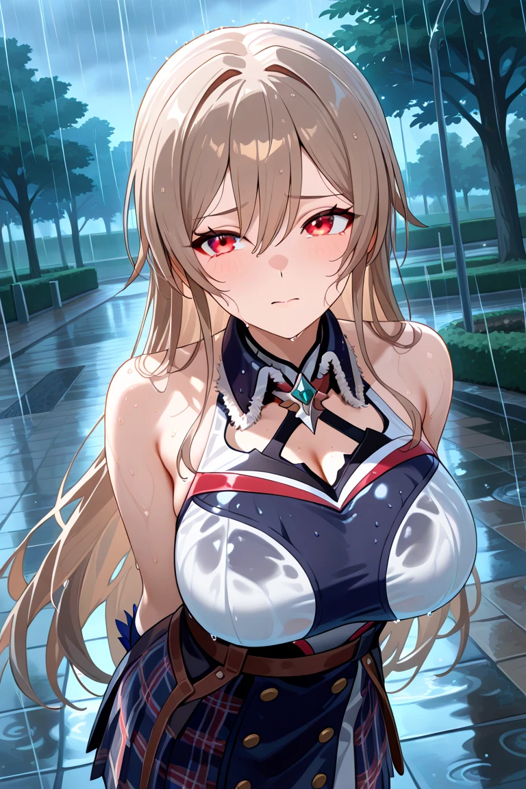Anime girl standing in front of a table with a big smile, Beautiful anime school girl, Enchanting anime girl, a hyperRealistic , Cute girl anime visuals , Smooth anime CG art, Cute Anime Girl, hyperRealistic , Splash art anime , Realistic , Anime Best Girl