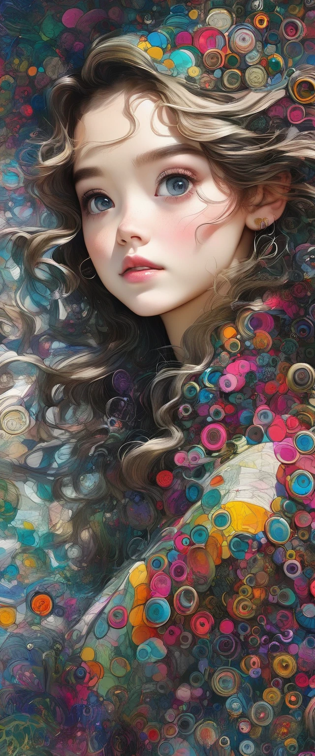 (masterpiece, top quality, best quality, official art, beautiful and aesthetic:1.2), (1girl), extreme detailed,(fractal art:1.3),colorful,highest detailed