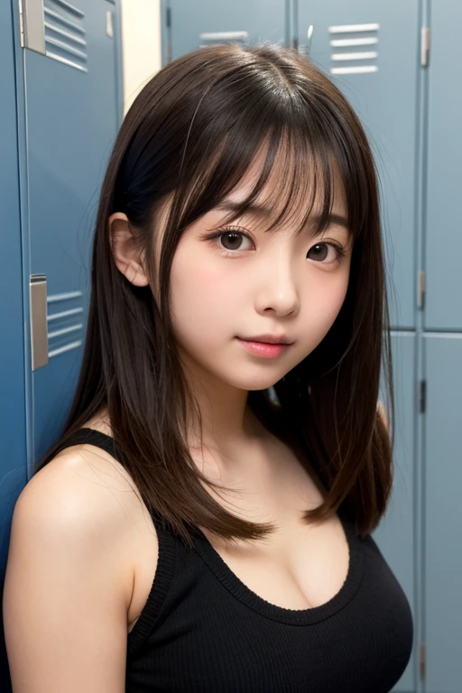Highest quality, masterpiece, 1 girl, 14~18-year-old, Beautiful Face, Realistic, High resolution,School, Student Uniform,sexy